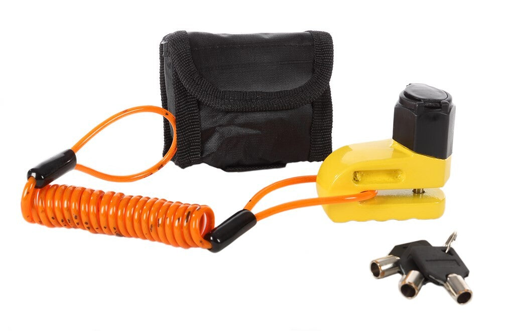 Pythonslot Pythonslot Disco Brake Blocco giallo 6mm + cavo