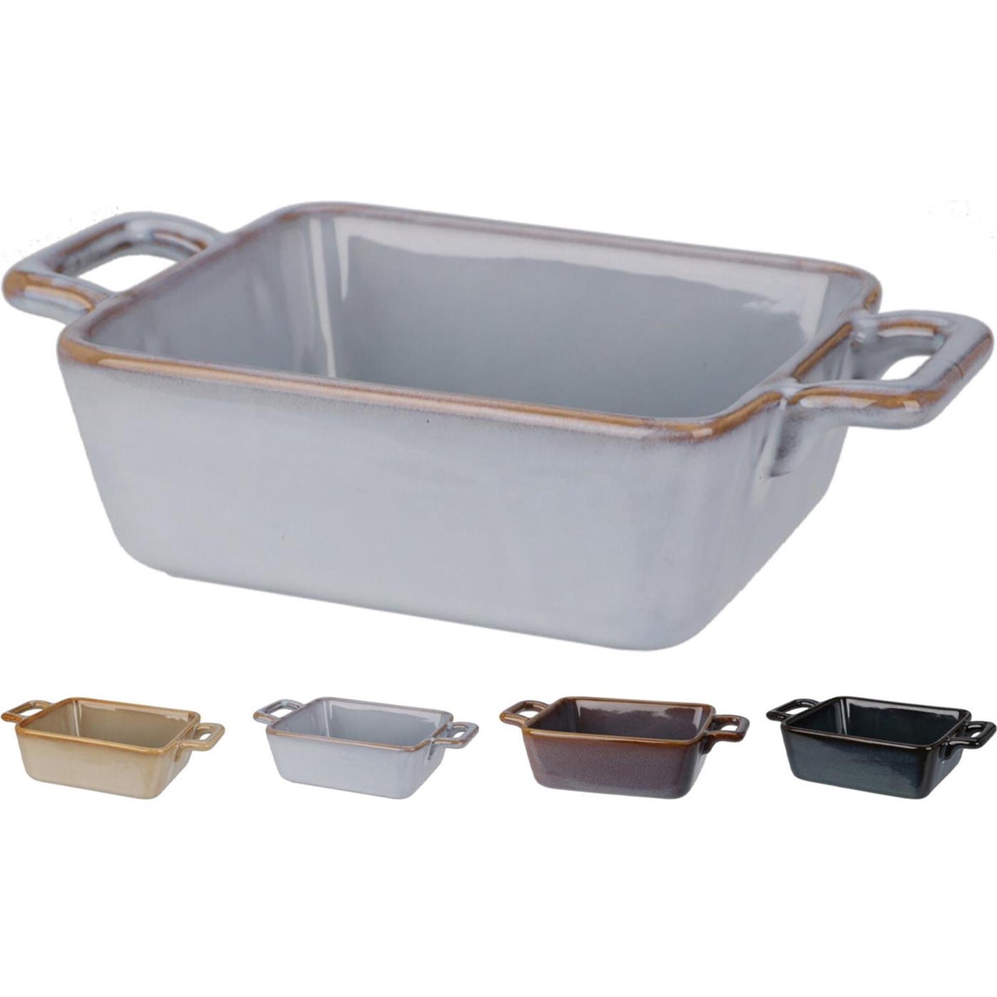 Eccellente pirofila da cucina con manici 19x11x5cm