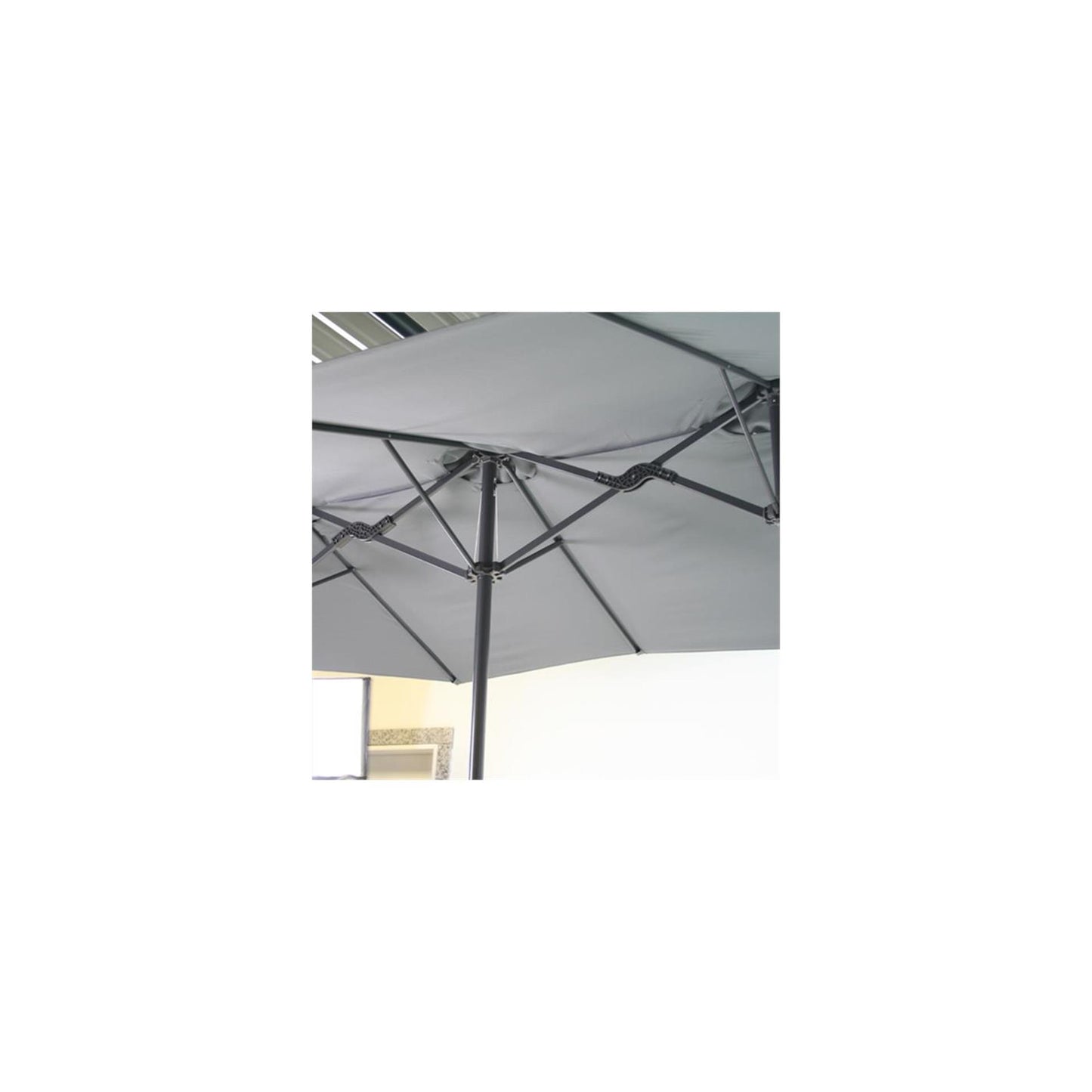 Ombrellone Sens marbella 450x270 cm antracite
