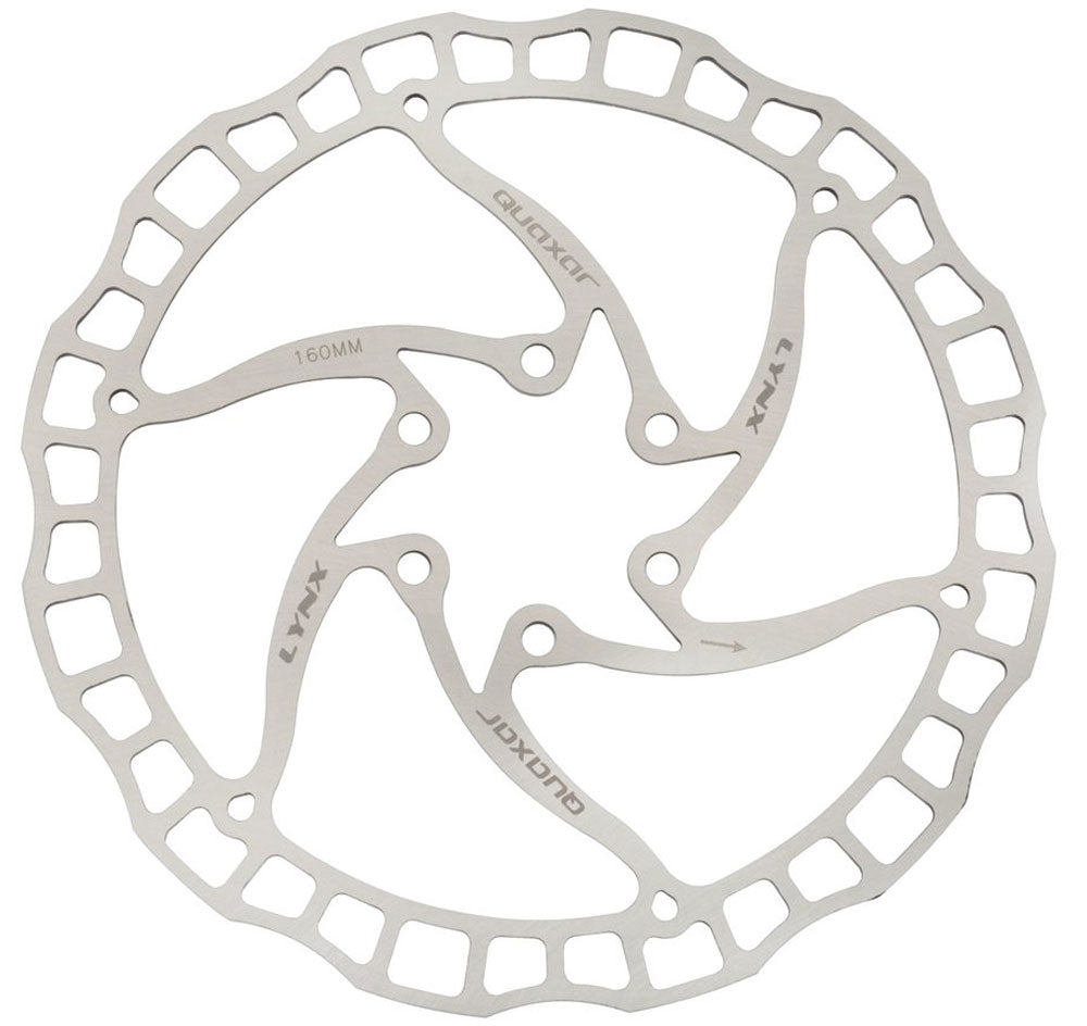 Rotor de disco de 6 orificios de alto rendimiento Quaxar lynx | 160mm