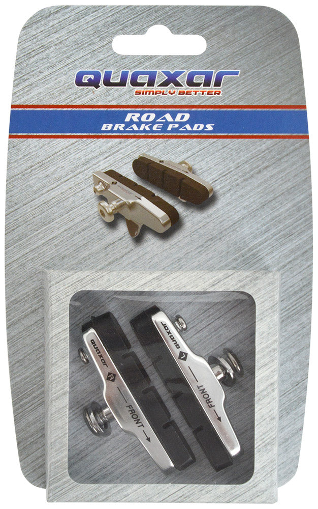 Pattini freno Quaxar Shimano Road Alu Cartuccia Argento
