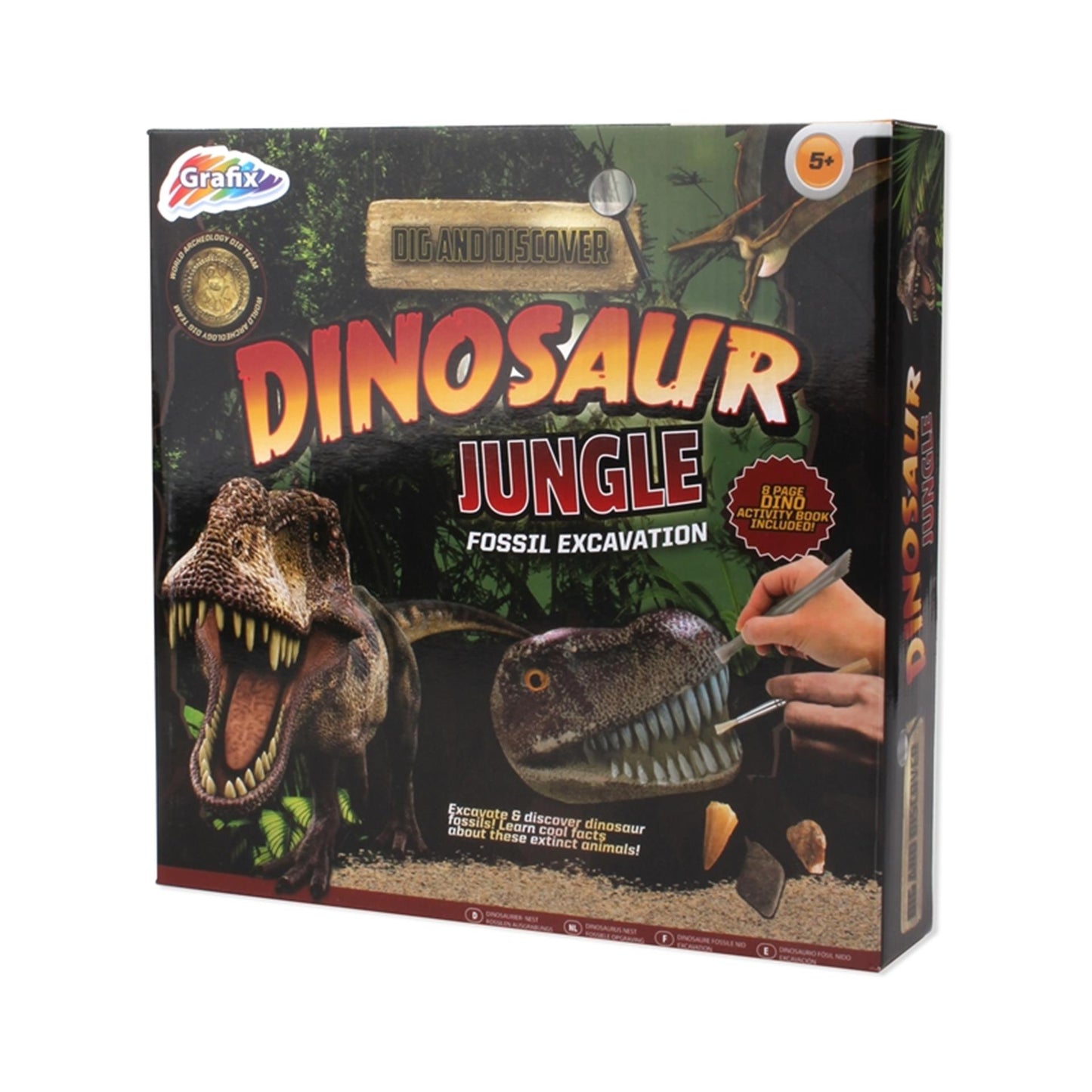Grafix scava e scopre la giungla dei dinosauri