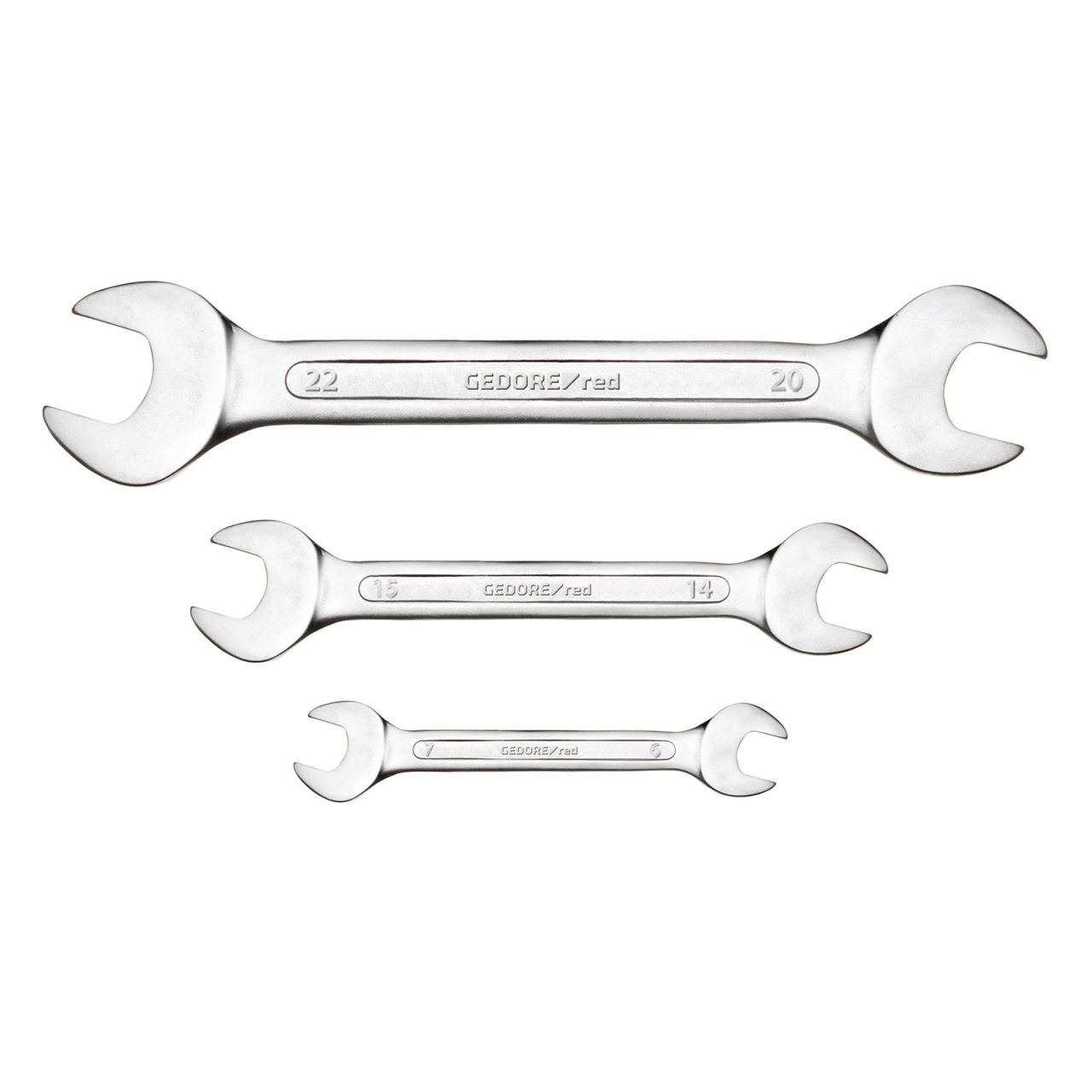 Set di doppi mirino rosso gedore set SW 6-22 lungo 8 pezzi