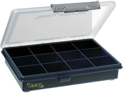 Caja surtida Raaco 12 compartimentos