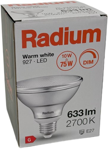 Foco led radio par30 e27 10-75w 2700k regulable - led4391