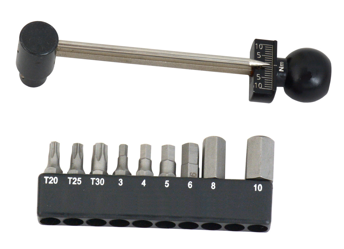 Kit mini chiave dinamometrica Radon Comp 1 4 1-10 nm incl. bit