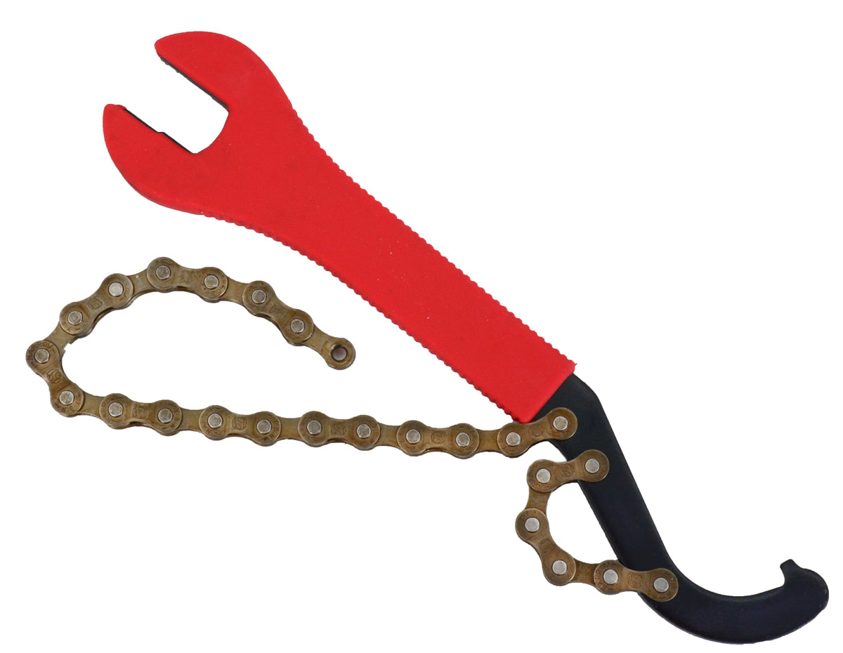 Frusta a catena universale Radon incl. chiave per pedali 15 chiave a gancio da 16 mm