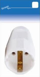 Toma de tierra de protección hembra cobre blanco ártico - 6641632