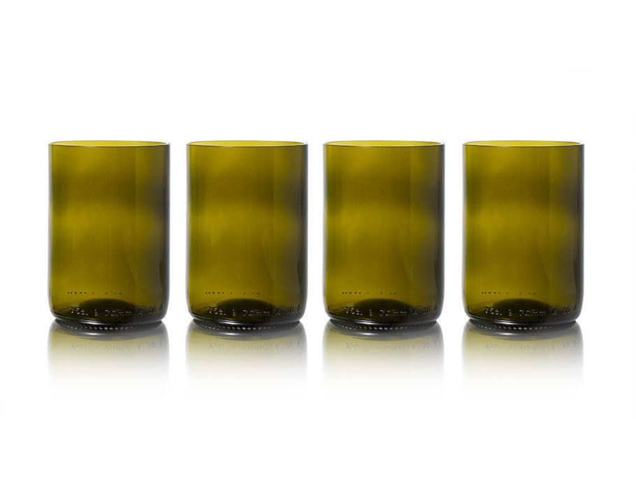 Rebottled Rebottled Glass Oliva de 4 paquetes