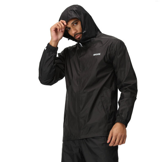 Chaqueta impermeable Regatta Jacket III negra talla L