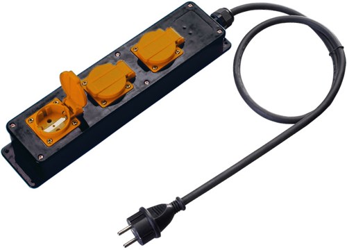 Toma eléctrica profesional 5 mtr 3x 3x1,5 mm - relec492275 relec492275