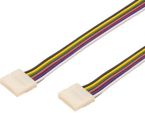 Connettore rapido RGB-CCT 6pin 12mm con cavo 15cm - 4380220