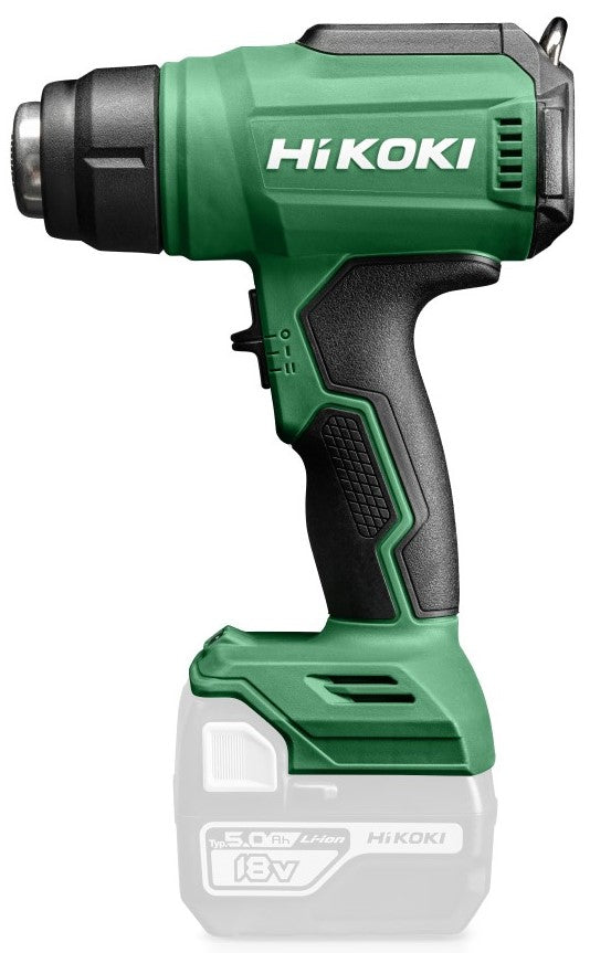 Pistola de aire caliente a bateria hikoki 18v 2000w desnuda