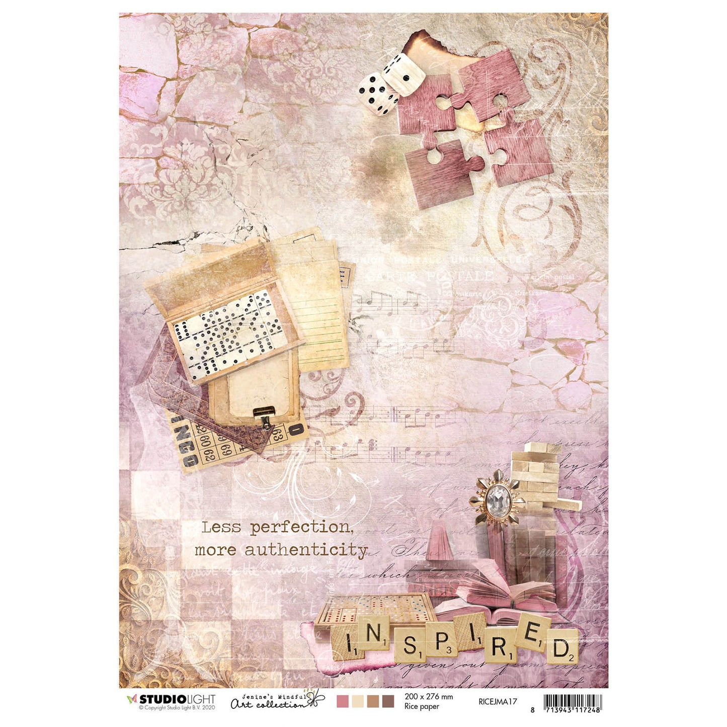 Lampada da studio • riso a4 jenine's mindful art 3.0 no.17 1pz