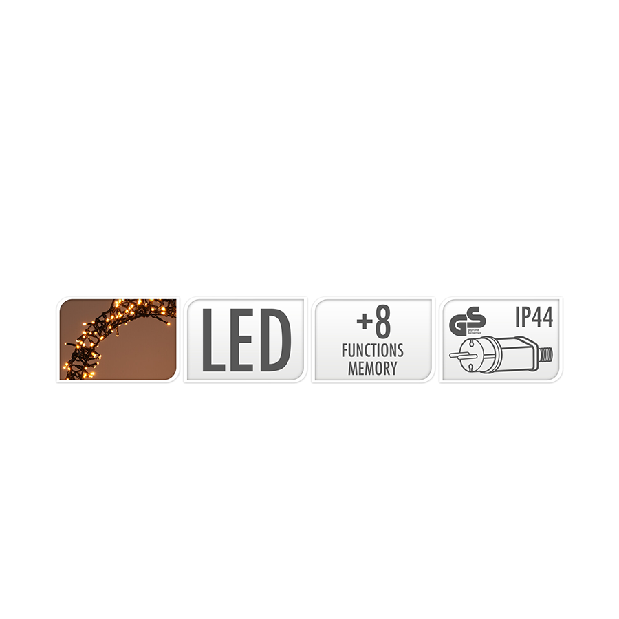 Aro LED negro 400 LED ø48cm