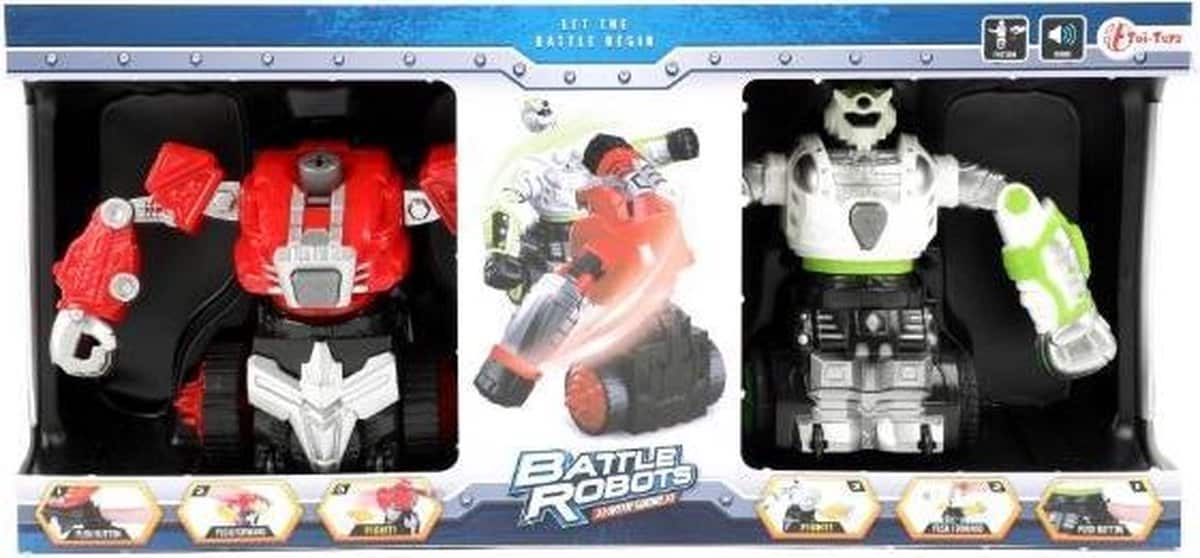 Toi-toys 2 robots dejan que la batalla comience