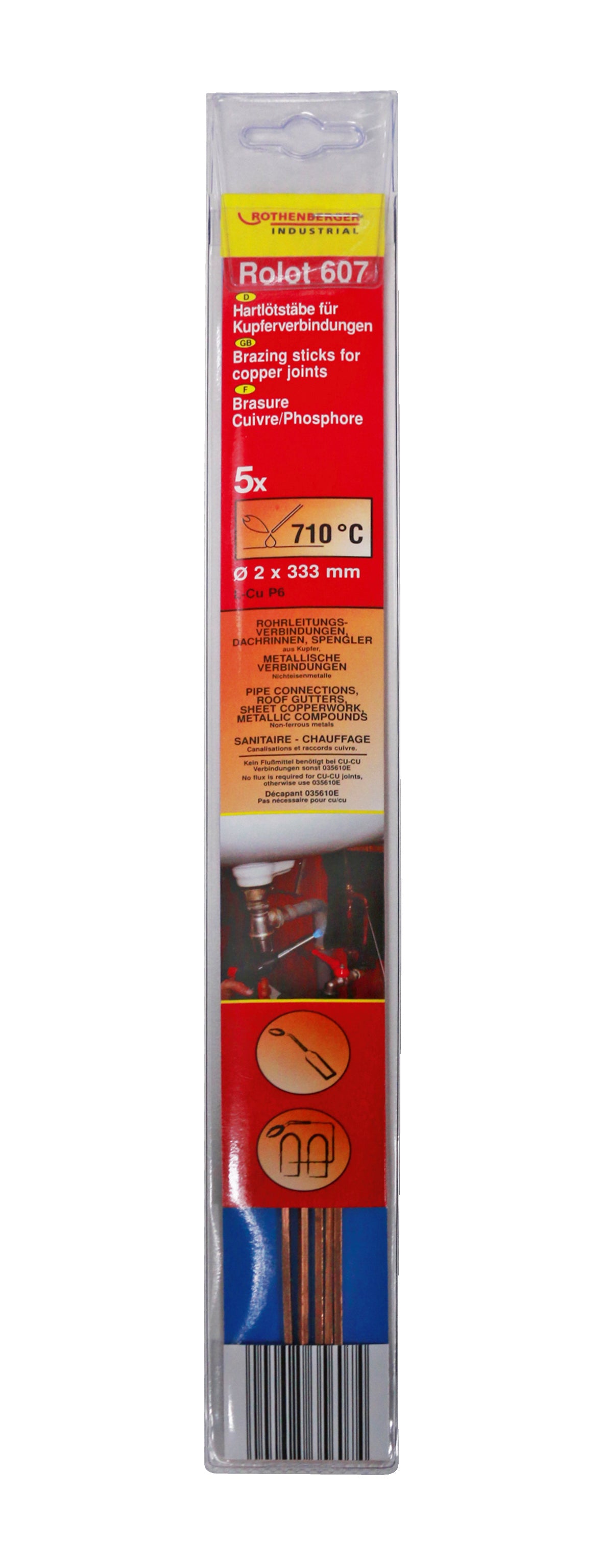 Rothenberger Rothenberger 5 Barras de soldadura CU