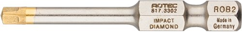 Imp rotec act insertbit sqd 3 l=50mm e 6,3 diamante - 5 piezas - 8173303