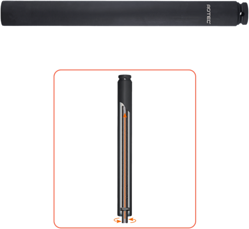 Tappo antiurto Rotec | quadrato interno 1 2 | extra lungo | l=310 | sw 30 - 842.3030
