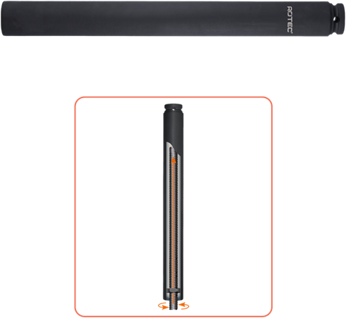 Rotec krachtdop | binnenvierkant 1 2 | extra lang | l=310 | sw 36 - 842.3036