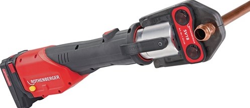 Pressatrice a batteria Rothenberger | 12-110mm, 4ah + 2ah | con custodia in plastica per batteria e caricabatterie | 1 pezzo - 1000001923 1000001923