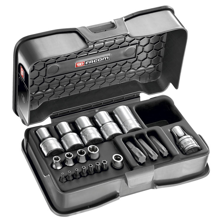 Set Facom con bussole e inserti Torx
