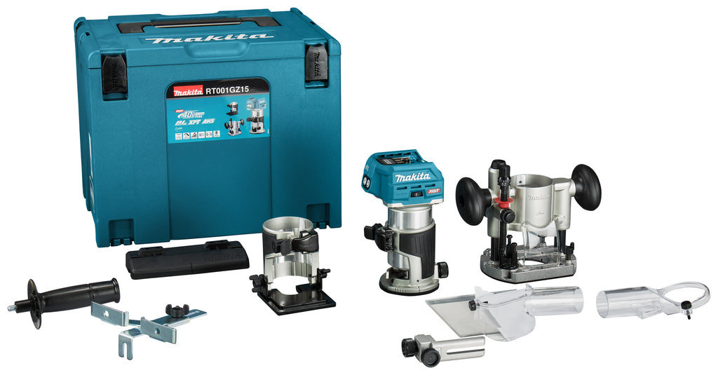 Fresa top e bordo a batteria Makita xgt 40v max nuda