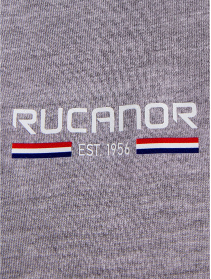 Rucanor Raffi Básica camisa redonda Hals Men Gray Tamaño XL