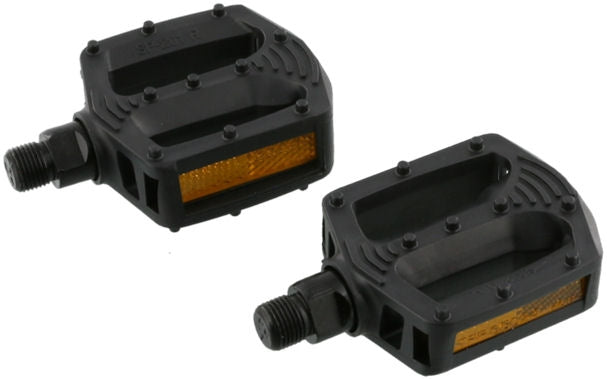 Los pedales establecen un negro básico de 9 pulgadas de 16 pulgadas