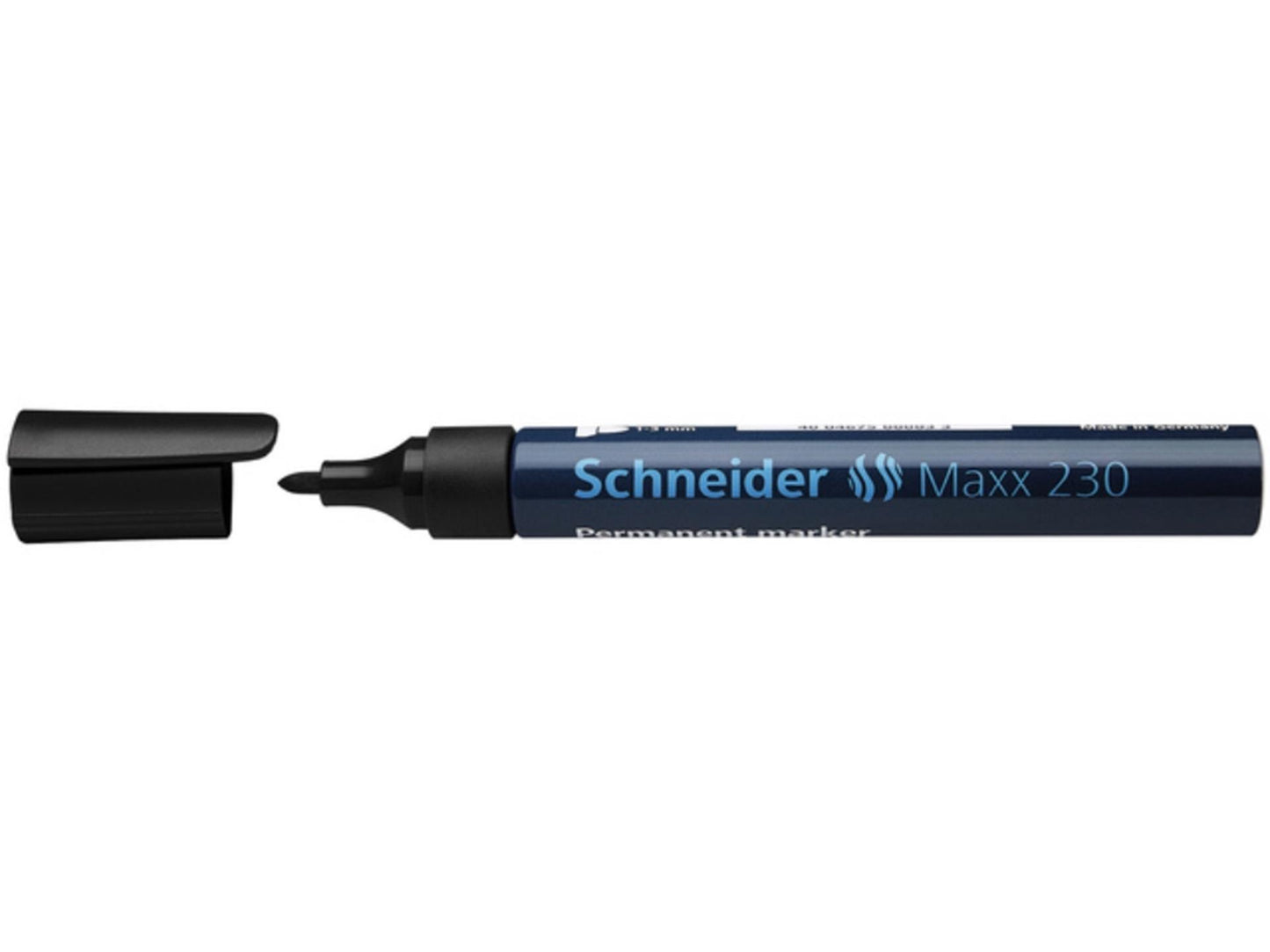Pennarello Schneider permanente 230 tondo nero 10 pz