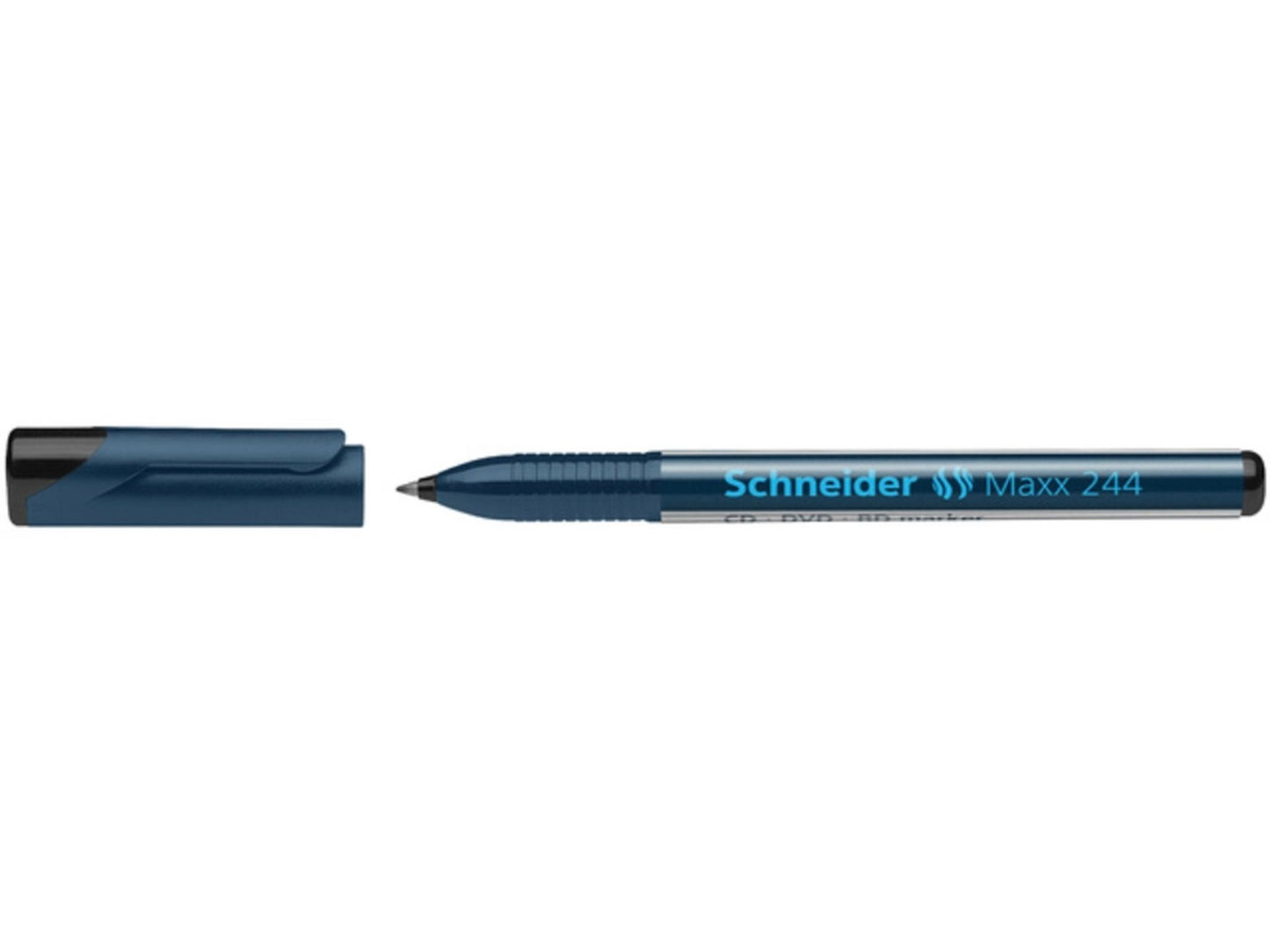 Schneider marcador CD DVD negro 10uds