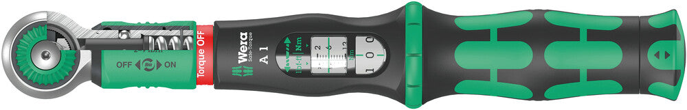 Wera safe-torque a 1 llave dinamométrica con cuadro de 1 4, 2-12 nm, 1 4 x 2-12 nm - 05075800001