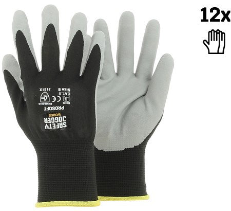 Safety jogger handschoenen prosoft 3121x | zwart grijs | maat 9 - 00.118.109.09