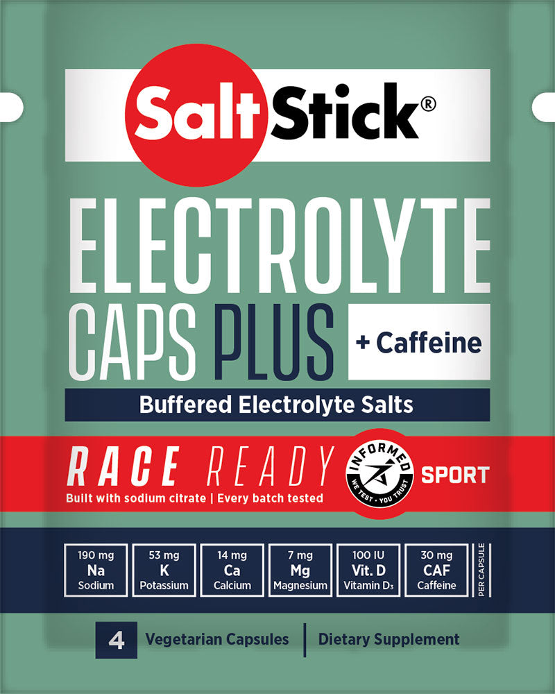 Test Saltstick electrolitos cápsulas plus+cafeína pack 7x4,4g