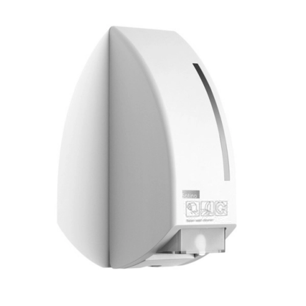 Dispensador de limpiador de asiento de inodoro inteligente Satino blanco 100x120x290 mm