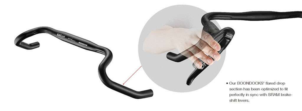 Satori envía boondocks Ø31.8 b = 440 mm Matt negro