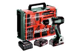 Trapano/avvitatore a percussione a batteria Metabo SB 18 L | officina mobile | 18v| incl. batterie e caricabatterie + 78 accessori - 614053710