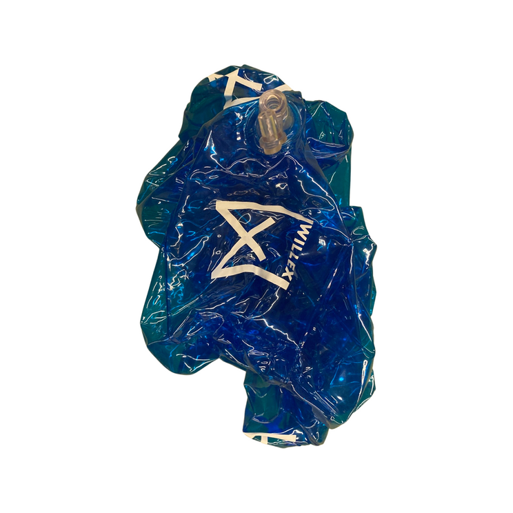 llenado de cojín upllex azul