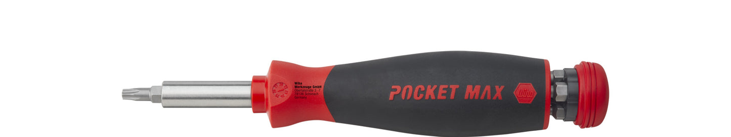 Wiha 45292 | pocketmax® magnetico | cacciavite con caricatore punte | 8 bit | 14-45292
