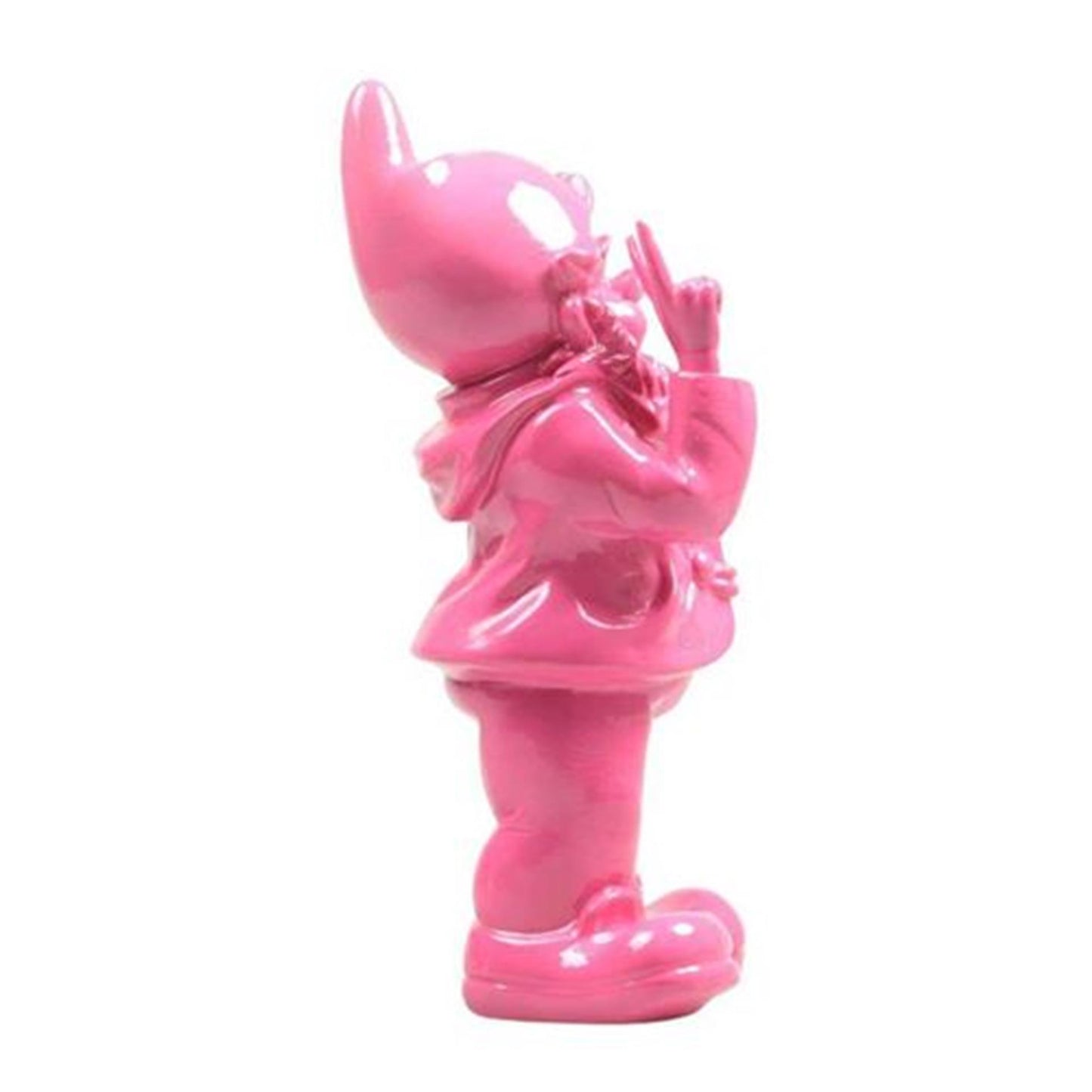 Stoobz design stoobz gnomo della pace fucsia 13x11x31cm