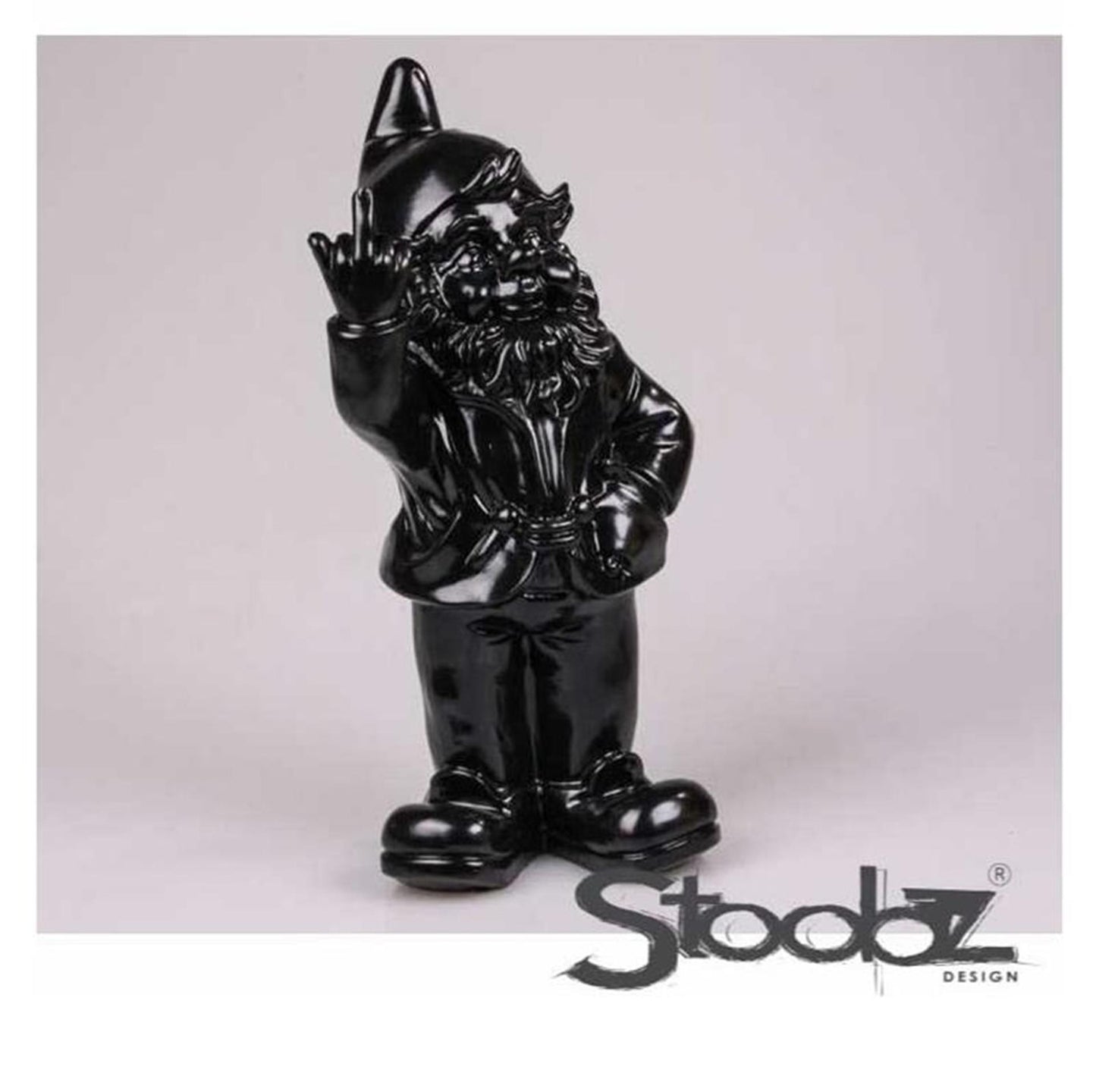 Stoobz design stoobz gnomo vete a la mierda negro 10cm