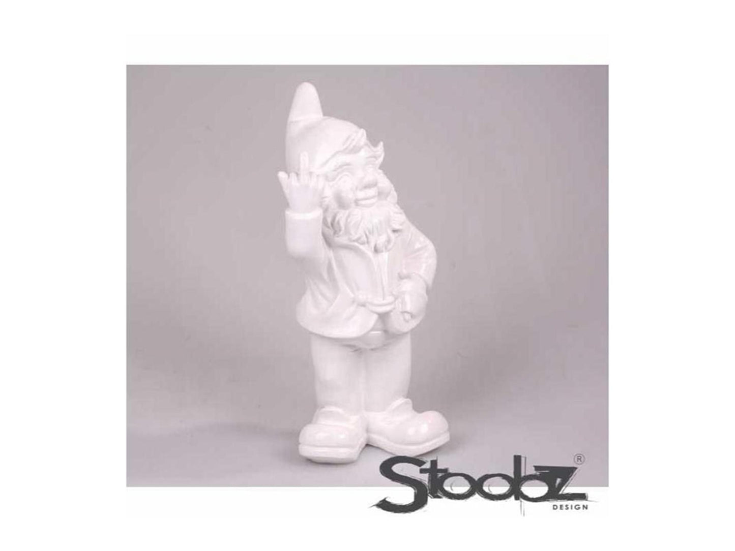 Stoobz design stoobz gnomo vete a la mierda blanco 20cm