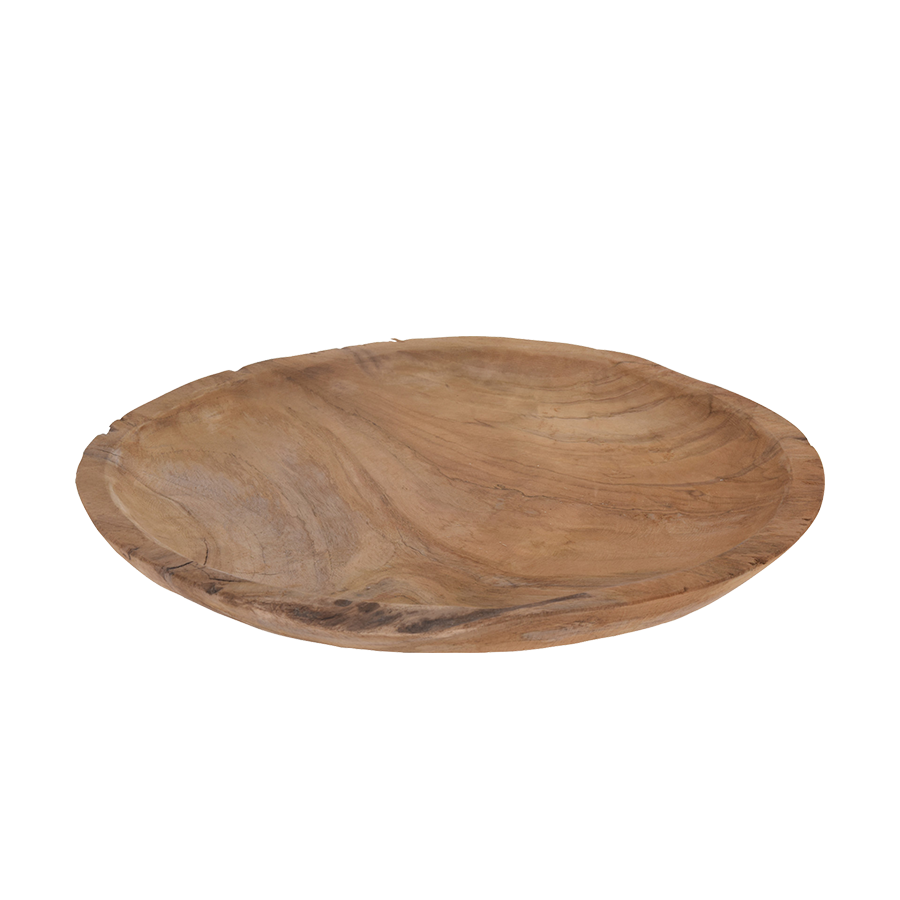 Cuenco madera teca ø36x3cm