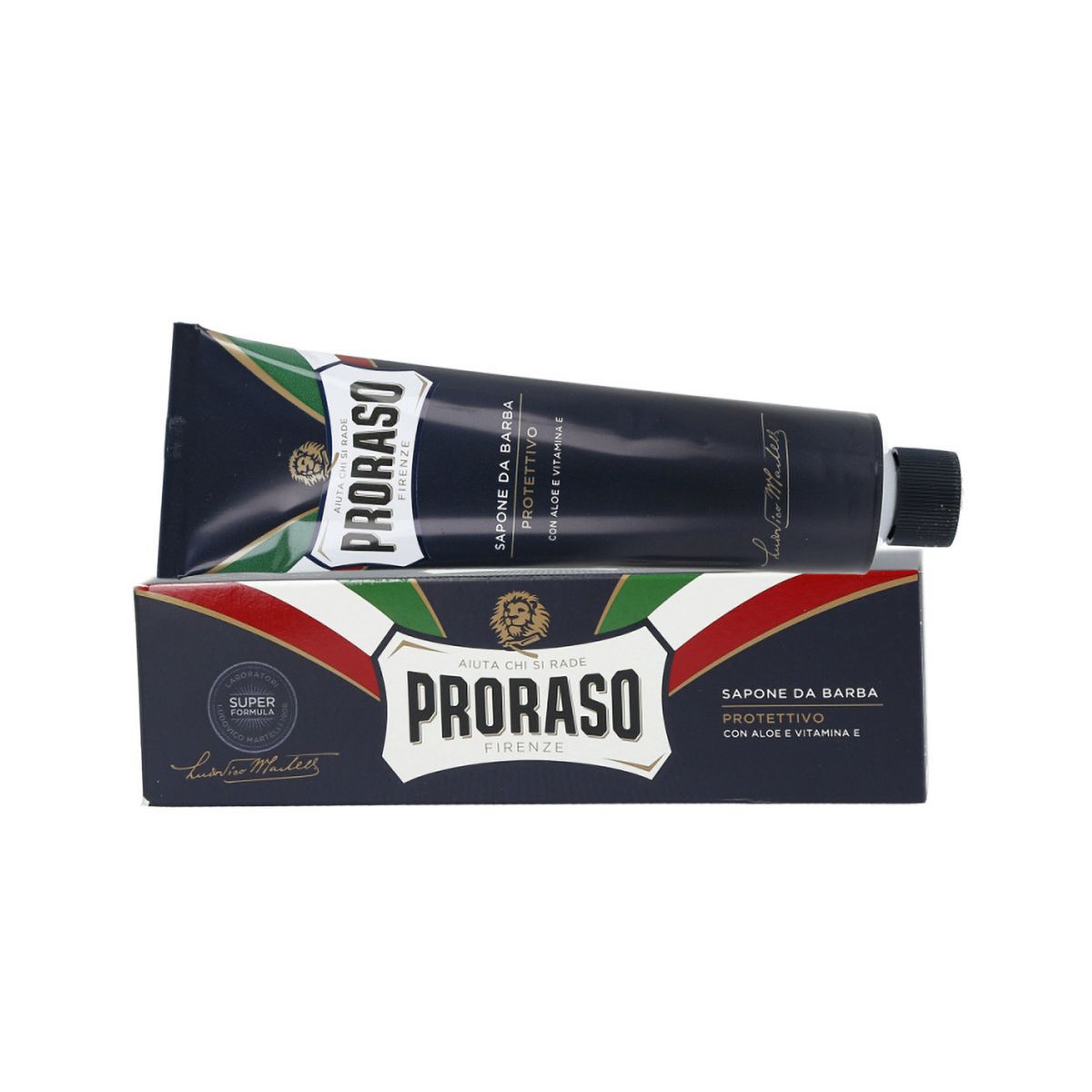 PRORASO PRORASO Crema da barba azur tubo di lime 150 ml