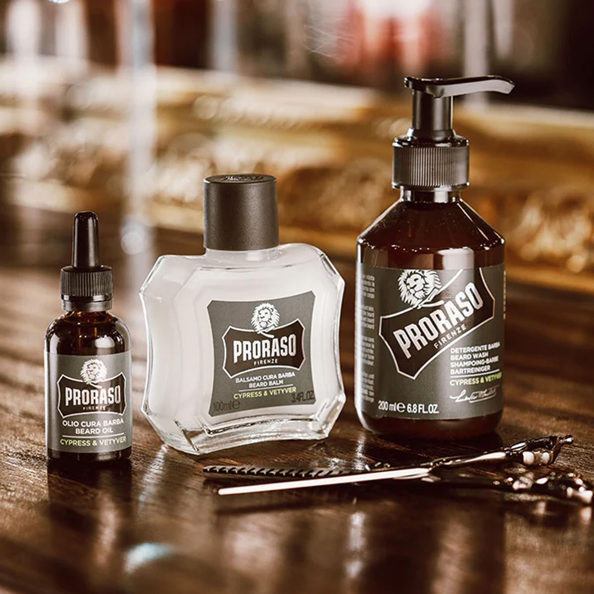 Proraso caja regalo cuidado barba ciprés vetyver