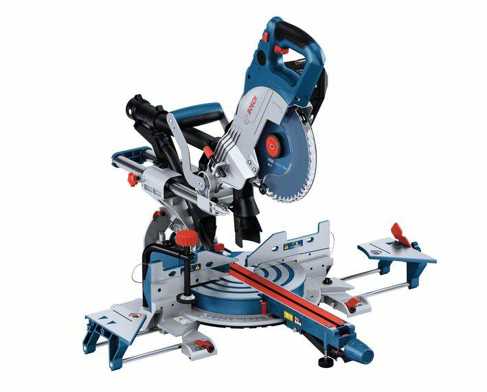 Tronzadora inalámbrica bosch gcm azul 18v-216 dc | 216 mm | sin baterías ni cargador - 0601b47001