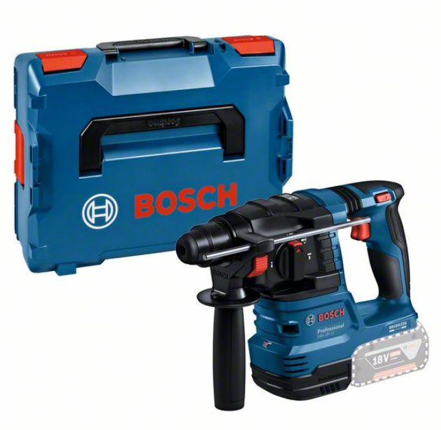 Taladro percutor inalámbrico bosch gbh 18v-22 azul | 1,9 años | sin pilas ni cargador | en l-boxx - 0611924001