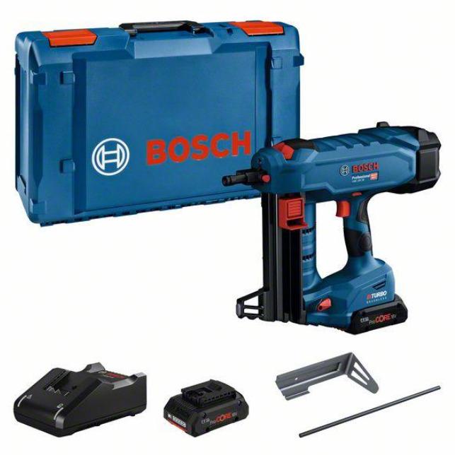 Bosch azul gnb 18v-38 | clavadora de hormigón inalámbrica | 18v | 2 baterías procore 4.0 + cargador rápido | en l-boxx - 06019l7002