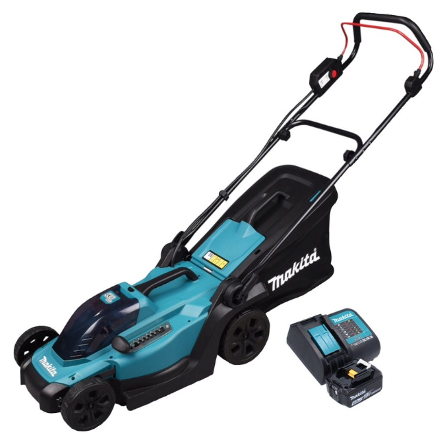 Rasaerba a batteria Makita dlm330sm lxt 18 v | 33 cm| Batteria da 4,0 Ah + caricabatteria | nella scatola