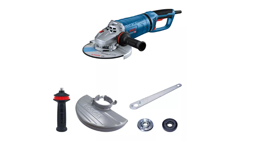 Amoladora angular bosch azul gws 27-230 pr profesional 2700w 230mm | interruptor de protección | en caja - 06018c7101